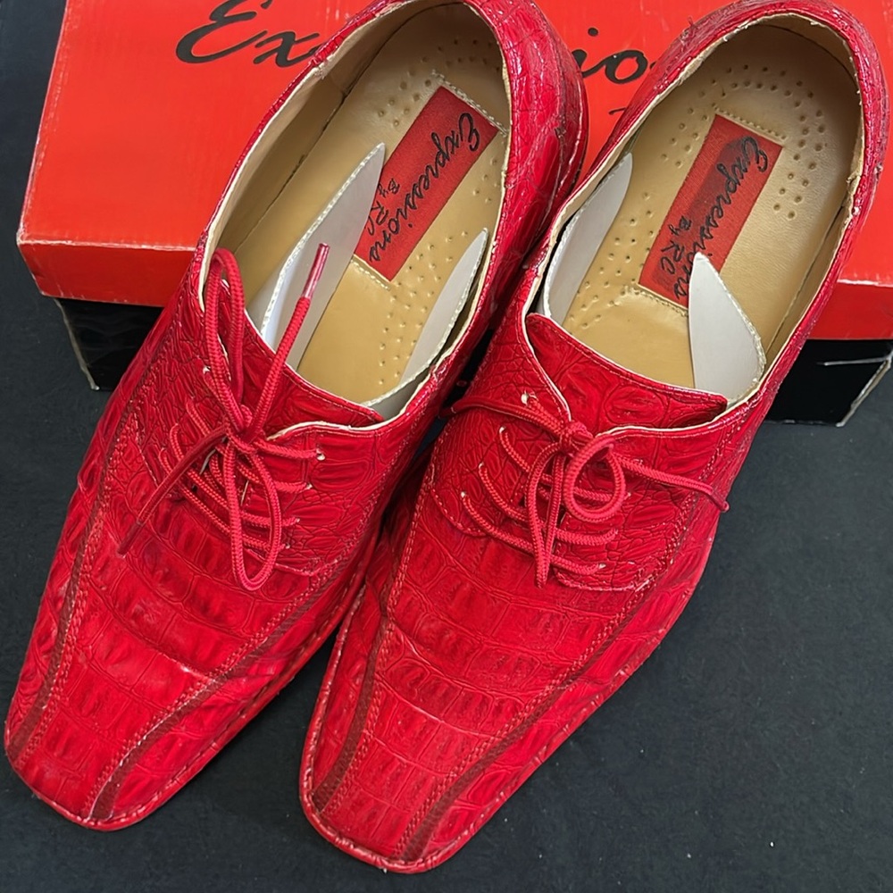 Expressions By RC Men's Dress Shoes - Size 13 - Fire Red